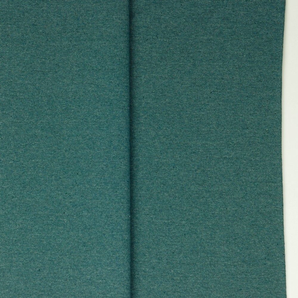 Recycled tubular jersey ribbing knit cotton fabric x .5 m. Ribbed cuffing, waistbands.