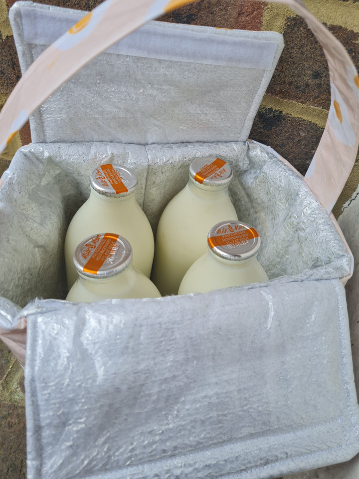 Insulated Milk Bottle Box/Carrier instructions and kit - keep your milk chilled on your doorstep