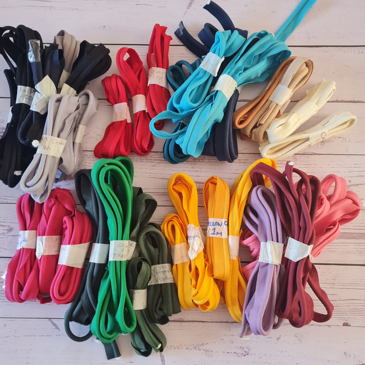 BARGAIN bags of flanged polycotton piping cord:  polycotton