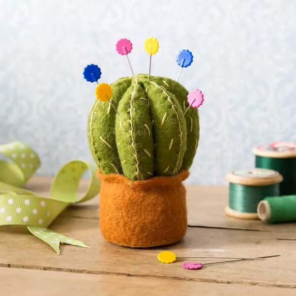 Cactus Pincushion felt craft kit, Corinne Lapierre, UK.