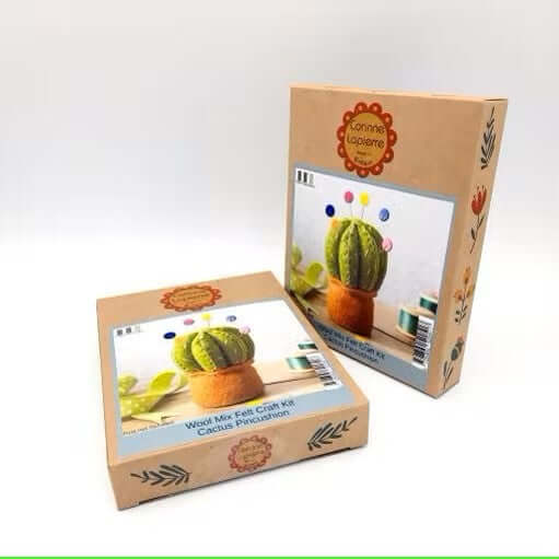 Cactus Pincushion felt craft kit, Corinne Lapierre, UK.