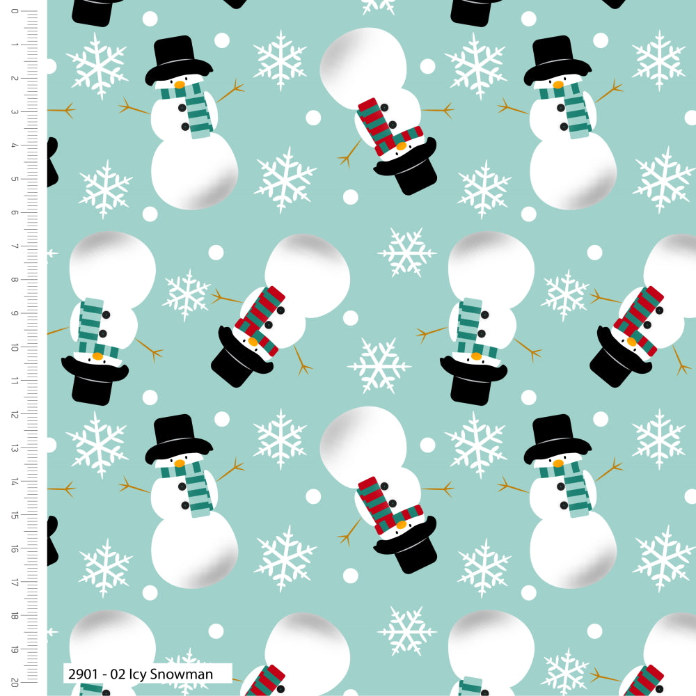 Gnome Santa Christmas fat quarter bundle of 5 quilting fabrics