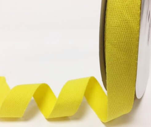 Bertie's Bows Cotton Herringbone Webbing/Tape: 25 mm. Per metre