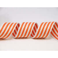 Bertie's bows 38mm striped, rainbow bag strapping/webbing: various colours. Per metre.