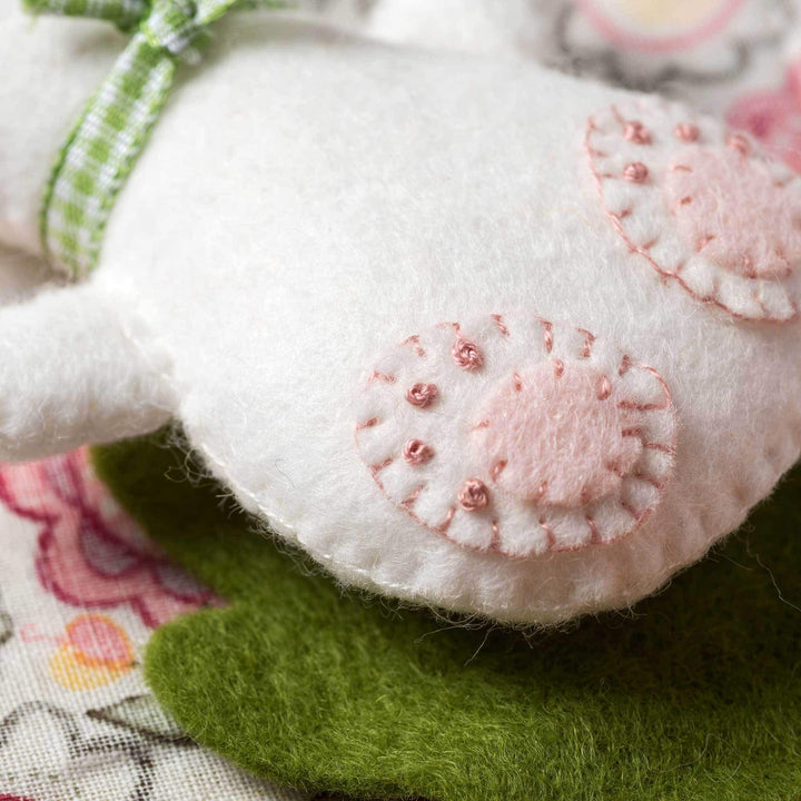 Bunny In Carrot felt craft kit, Corinne Lapierre, UK.