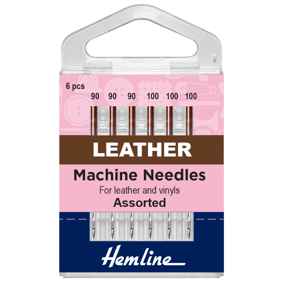 Hemline sewing machine needles x 5/6/10. Ballpoint, Stretch, Universal, Jeans, Quilt.