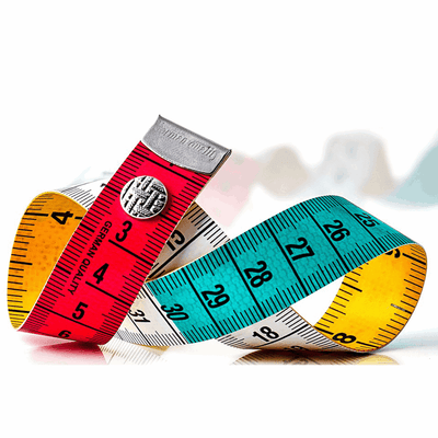 Professional Tailors Tape Measure with snap fastener. Sewing, crafts. 60 in/150 cm.