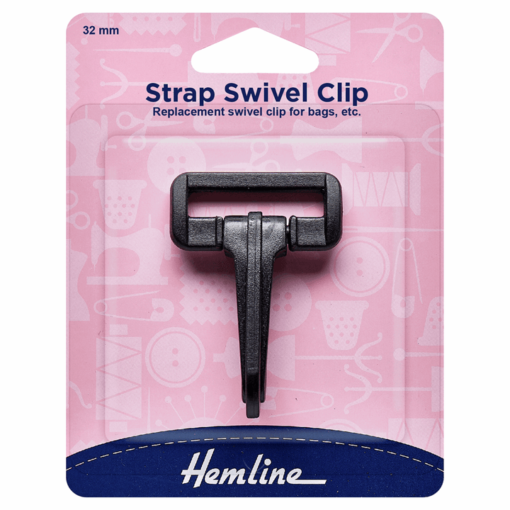 Swivel clip bag fasteners (bag straps, cords , ribbons, bag making) 32/35/38/50 mm Hemline.