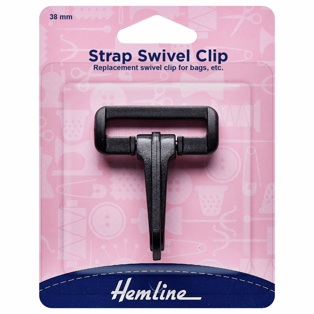 Swivel clip bag fasteners (bag straps, cords , ribbons, bag making) 32/35/38/50 mm Hemline.