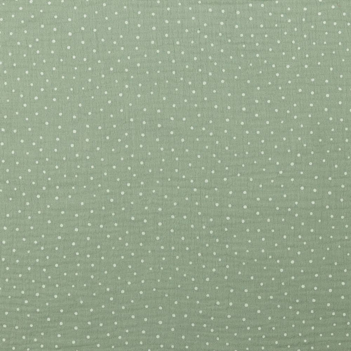 Small Dots Cotton Double Gauze Muslin dress fabric by Poppy. x half metre.