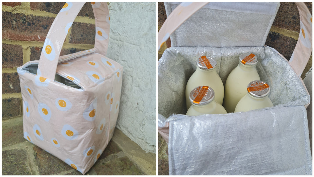Insulated Milk Bottle Box/Carrier instructions and kit - keep your milk chilled on your doorstep