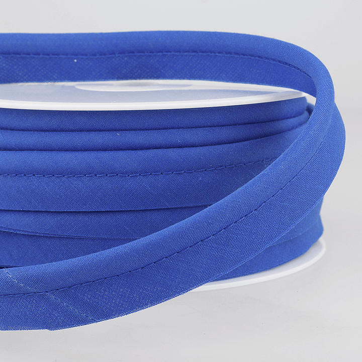 Flanged 18mm wide piping cord 5 mm Polycotton bias binding cut - Per Metre