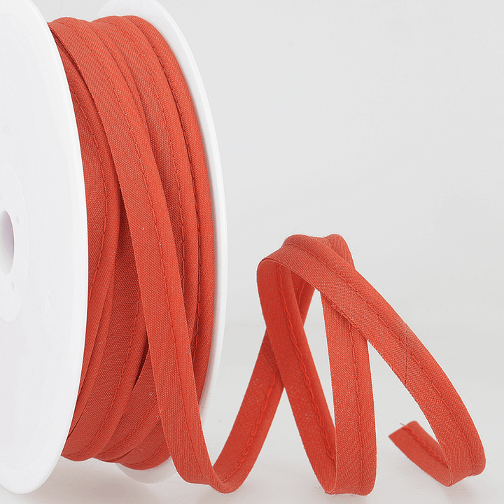 Flanged 10mm wide piping cord 2 mm bias binding cut - Per Metre.