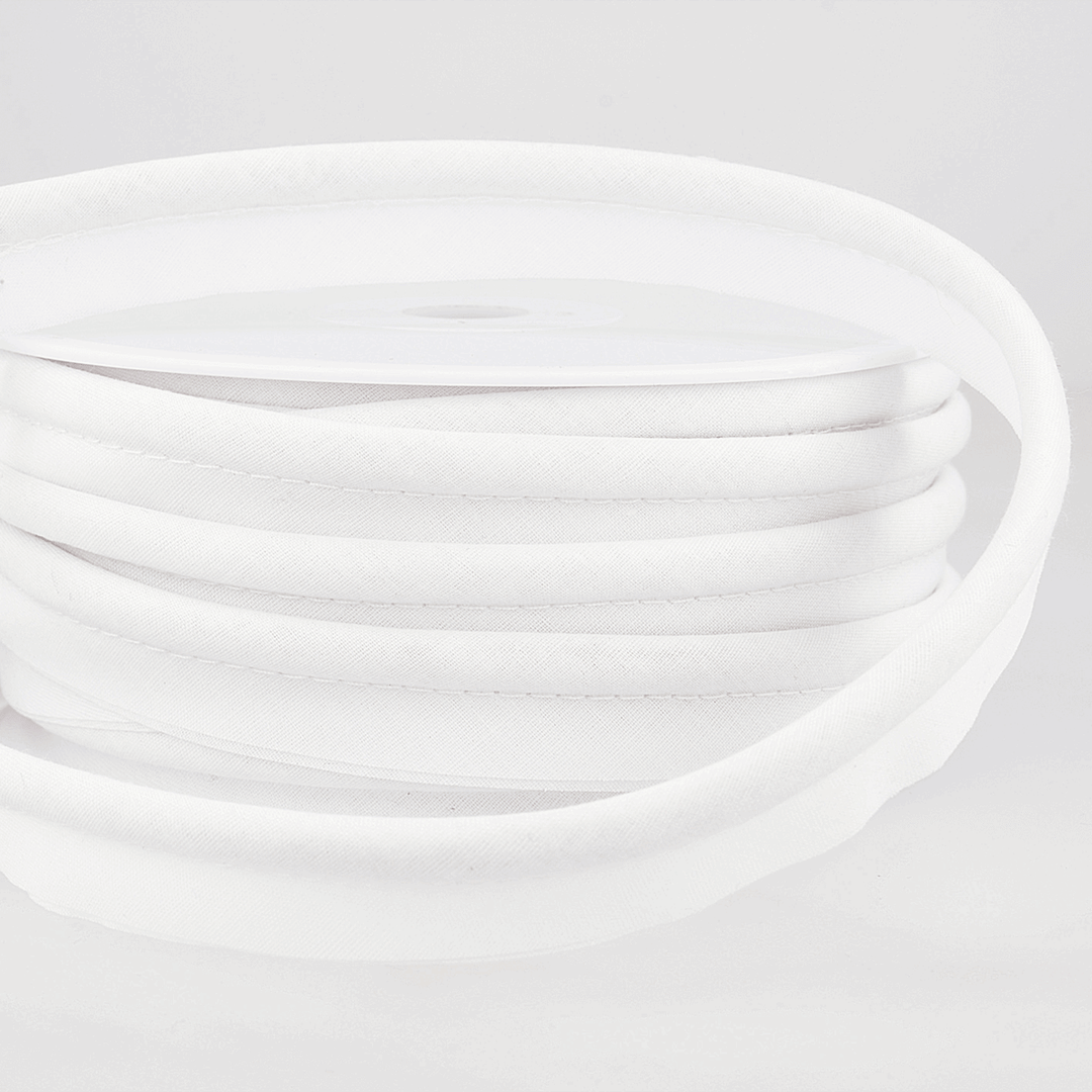 Flanged 18mm wide piping cord 5 mm Polycotton bias binding cut - Per Metre