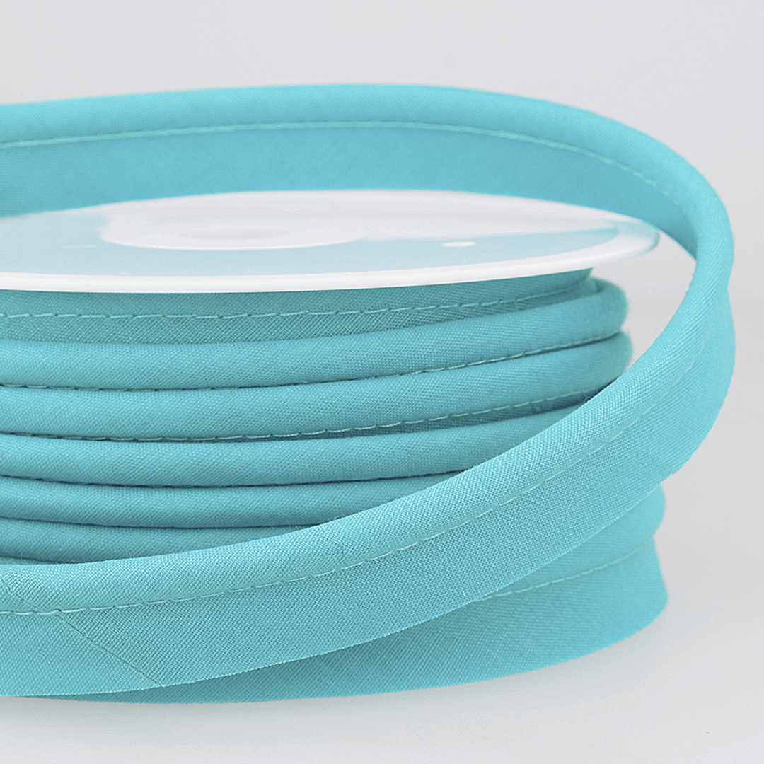 Flanged 18mm wide piping cord 5 mm Polycotton bias binding cut - Per Metre