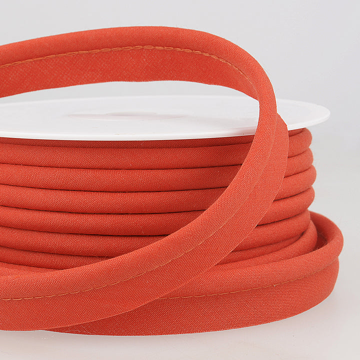 Flanged 18mm wide piping cord 5 mm Polycotton bias binding cut - Per Metre