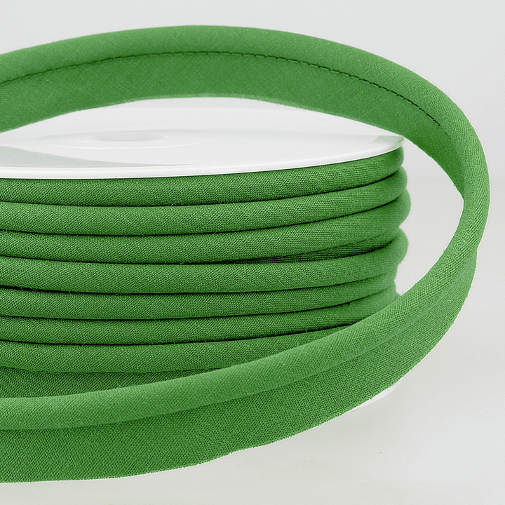 Flanged 18mm wide piping cord 5 mm Polycotton bias binding cut - Per Metre