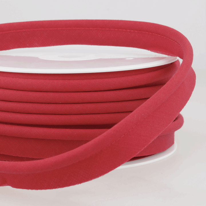 Flanged 18mm wide piping cord 5 mm Polycotton bias binding cut - Per Metre