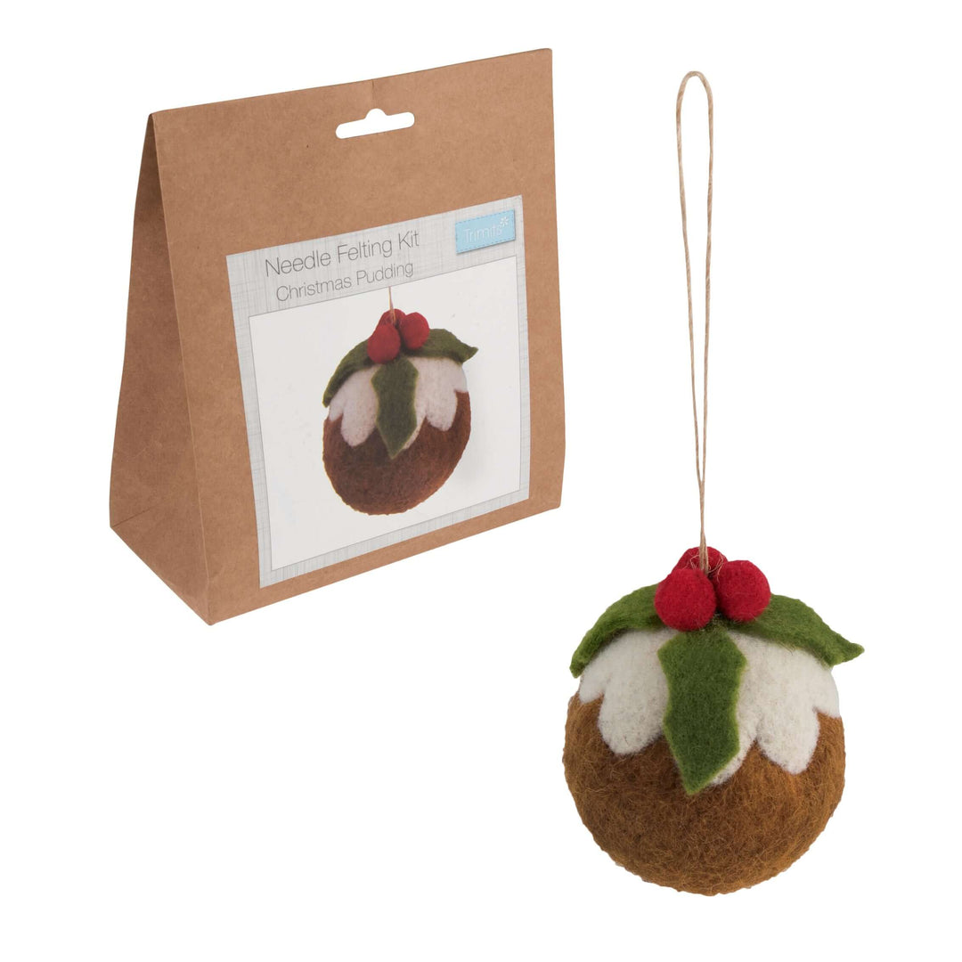 Trimits Make Your Own Needle Felting decoration/keyring craft kit. Stocking filler.