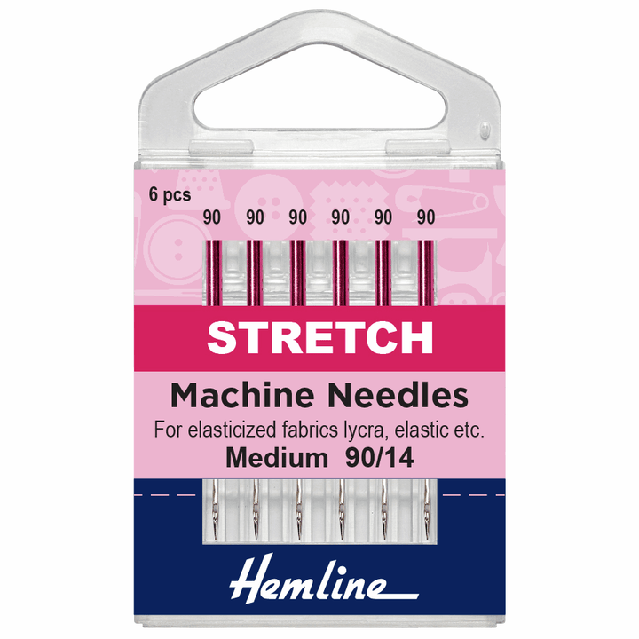 Hemline sewing machine needles x 5/6/10. Ballpoint, Stretch, Universal, Jeans, Quilt.