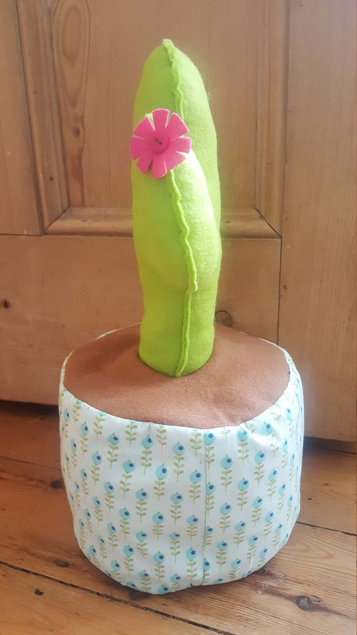 Cactus Doorstop or Home Decoration (refillable /washable) - Sewing PDF Pattern