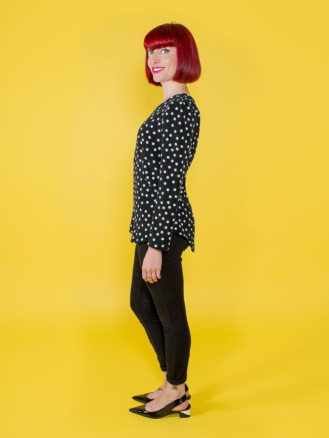 Tilly and the Buttons Orla Shift Top sewing pattern. Easy to follow.