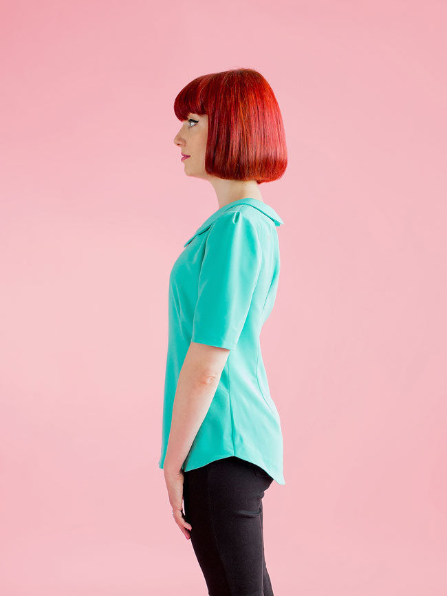 Tilly and the Buttons Orla Shift Top sewing pattern. Easy to follow.